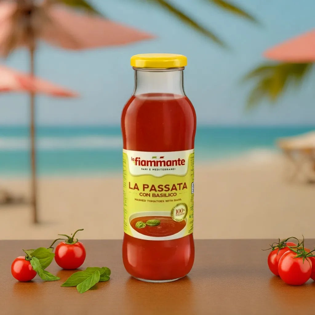 La Fiammante Tomatenpüree (Basilikum) - 680g