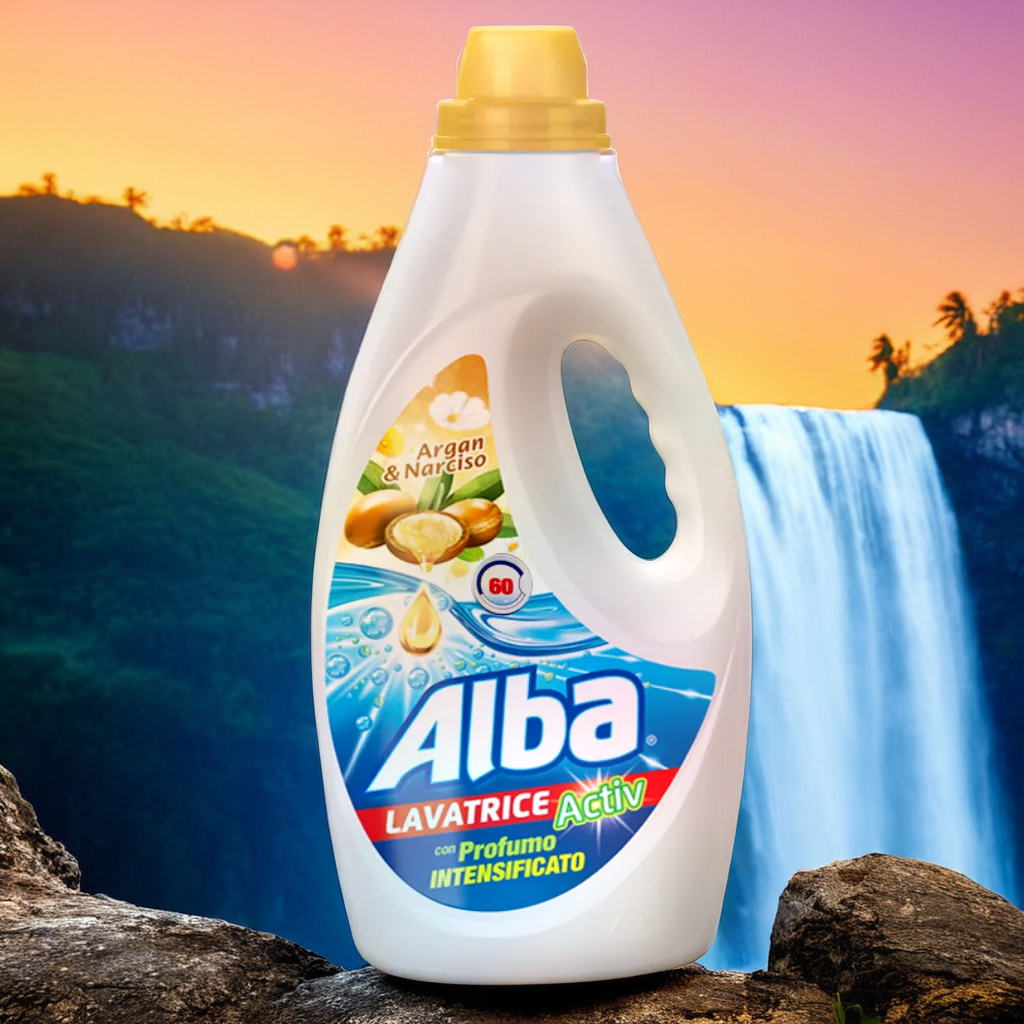 Alba Waschmittel Argan & Narzisse - 3L (60 Waschgänge)