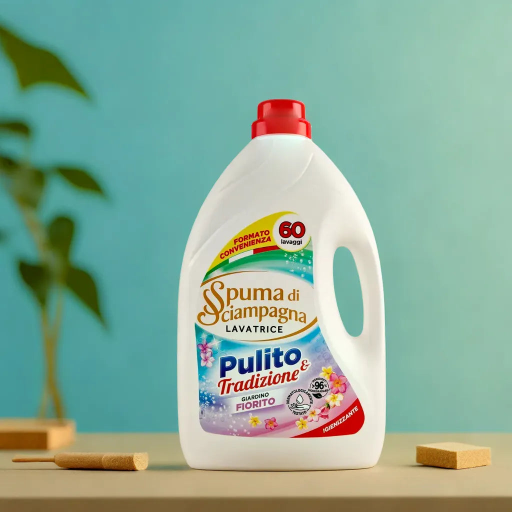 Spuma sciampagna 3l 60 lav giardino fiorito