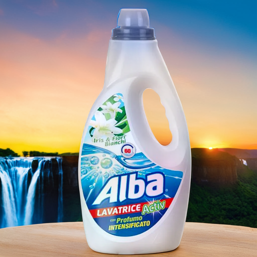 Alba Waschmittel Iris & Weiße Blumen - 3L (60 Waschgänge)