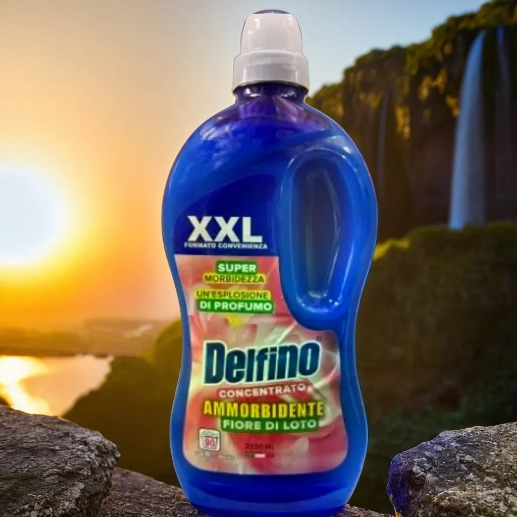 Delfino XXL Konzentrierter Weichspüler 2350ml Lotosblume - Italiano Vero 